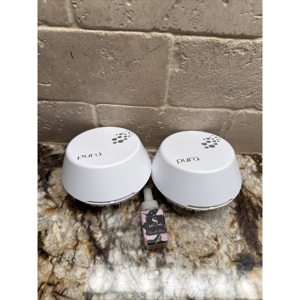 Lot Of 2 Pura 3 Smart Home Fragrance Diffuser Device Plug-In Air Freshener V3